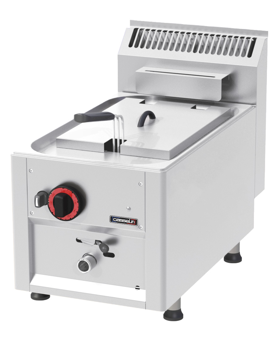 Friteuse gaz à poser avec vanne de vidange 8 litres 33