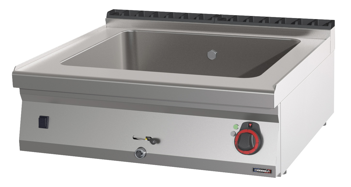 Bain-marie GN 2/1 200 mm avec vanne de vidange 80