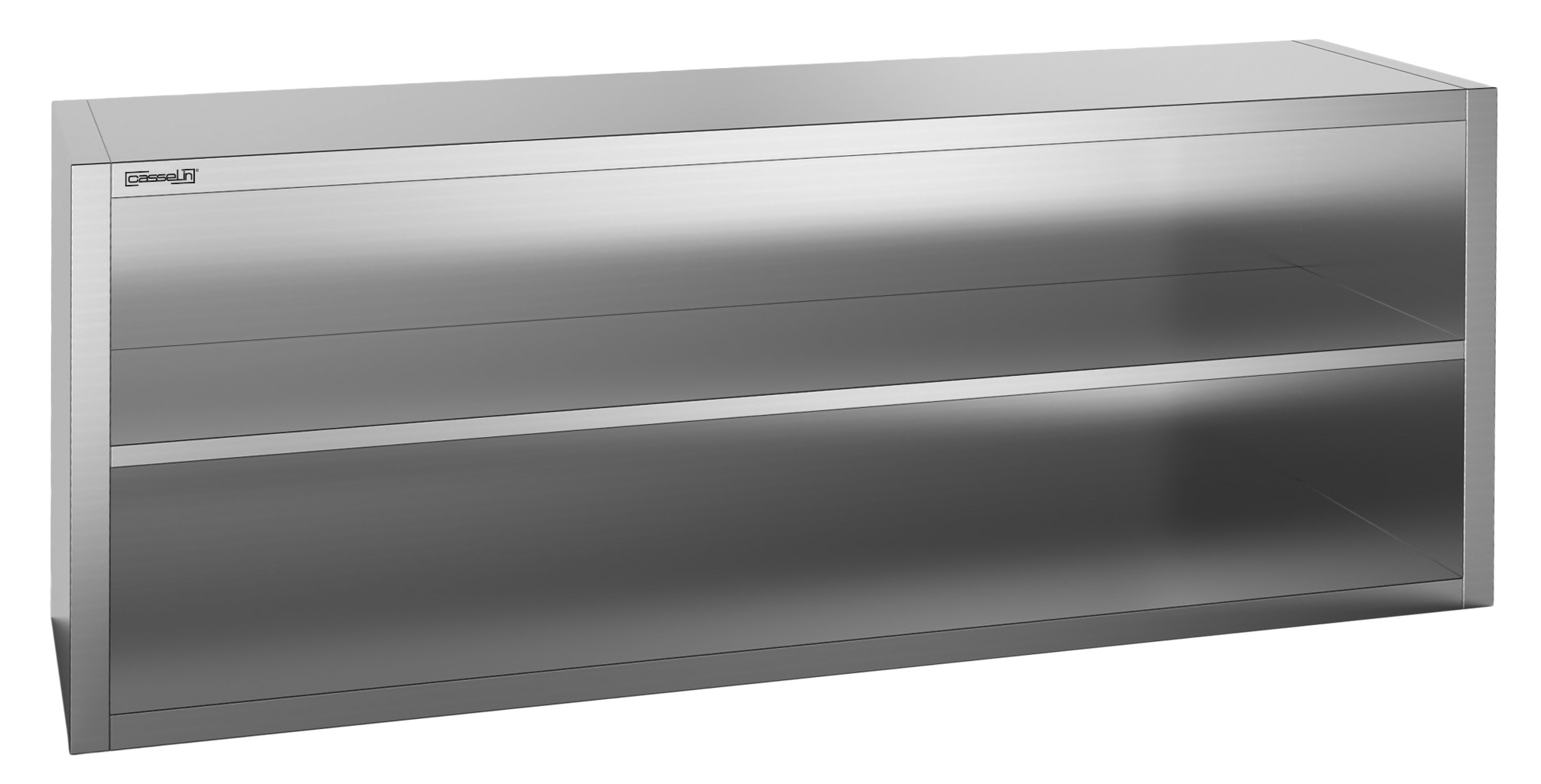 Armoire murale inox ouverte 1400 mm