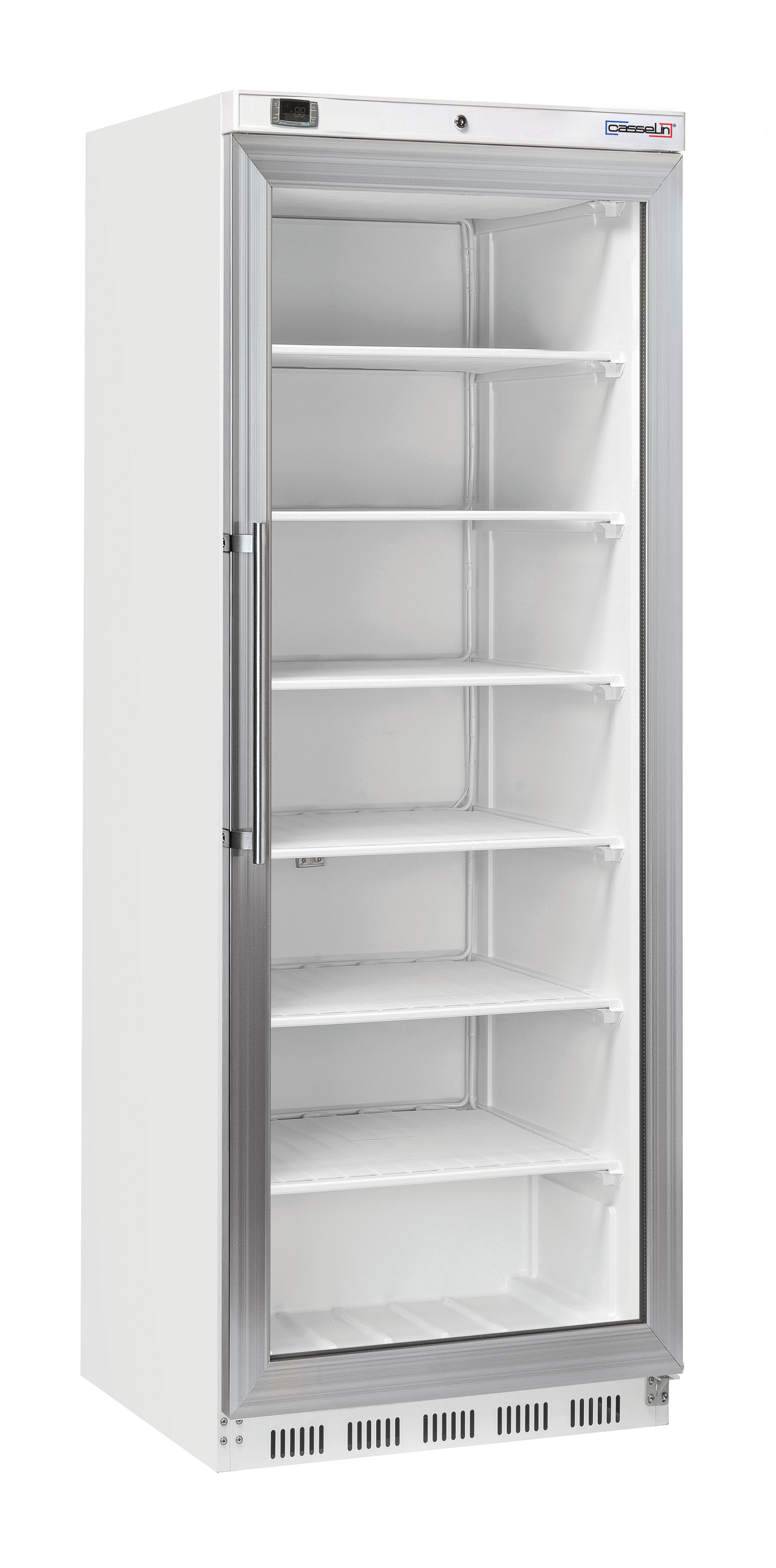 Armoire négative vitrée 400 L Blanche